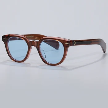 Ацетат ръчно изработени JMM 1948 Слънчеви очила STANLEY KUBRICK мъжки дамски модни дизайнерски очила с UV400 улични Нови модни СЛЪНЧЕВИ ОЧИЛА