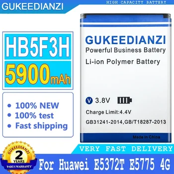 Батерия GUKEEDIANZI за Huawei Ascend E5372T, E5775, 4G LTE FDD Cat 4, WiFi Рутер, Cat4, Голям капацитет, 5900 ма,