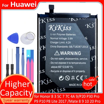 Батерия за Huawei Honor 7 9 P9 P10 P8 Lite 2017 Mini Mate 8 9 10 SE 20 Pro X P20 P30 Pro P30Pro Nova 2 Plus honor 8 5C-7C 3 4A