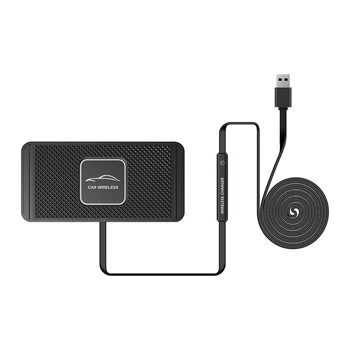 Безжично Зарядно устройство, Безжична Зарядно за Кола Pad 15W Qi Charger За Android Galaxy 21/20 NOTE10 За Iphone 13/12/11 /XR