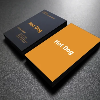 Безплатен дизайн, безплатна доставка, Ламиниране повърхността на визитка с логото на поръчка, 300 г двойна медна хартия, двустранен пълноцветен печат