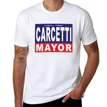 брандираната тениска на man Carcetti, тениска Mayor, тениска оверсайз, дрехи с аниме, спортни ризи за мъже, памучен тениска
