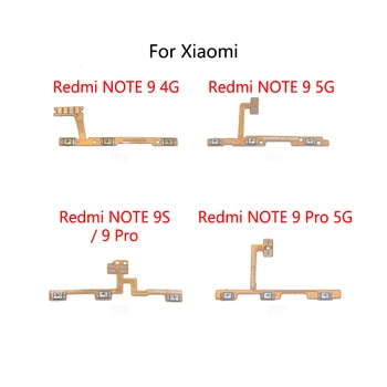 Бутонът за захранване Превключвател за силата на звука, Бутон за изключване на звука, Гъвкав кабел за Xiaomi Redmi NOTE 9 Pro, 4G 5G 9S