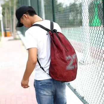 Бързосъхнеща футболна чанта, Здрава чанта за съхранение на топки, аксесоари Soprt, отлична мрежа чанта за съхранение на футбола за училище