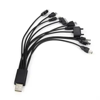 В 1 USB кабел за данни, Мултифункционален универсален многоконтактный кабел за предаване на данни KG90 Адаптер за телефон, таблет