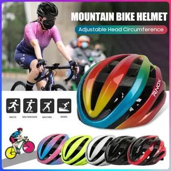 Велосипеден шлем, easy регулируем е мощна защита, Rnox, ultralight електрически велосипеди, Дамски спортен шлем на открито, състезателна каска
