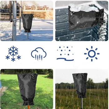 Външните капаци за батерии за зимата, Външни Сгъстено Изолирана чорапи за кранове за зимата
