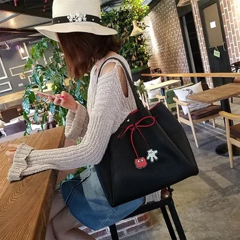 Дамски модни чанта Дисни Мики маус, наплечная чанта от изкуствена кожа, чанти през рамо на съвсем малък за почивка с голям капацитет