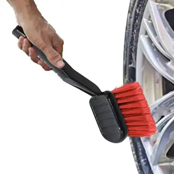 Джанти четки За почистване на колелата Четка за почистване на джанти с дълга дръжка За ефективно почистване на гуми от прах и отломки