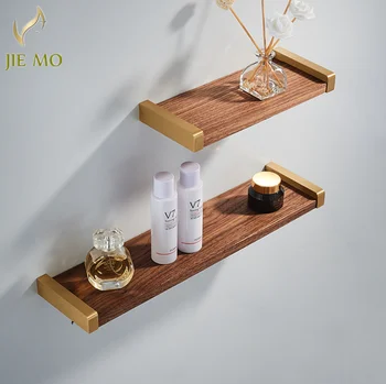 Дървена стойка за баня окачен статив за тоалетна ъглова рамка Латунная рамка за козметика Ъглова етажерка кухненски рафт JM206