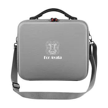 За DJI Avata Преносима кутия, пътна чанта за носене, чанта за съхранение от изкуствена кожа с дръжка и пагон за електронни аксесоари