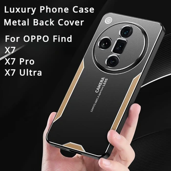 За OPPO FIND X7 PRO ULTRA Case Луксозна Лазерна обработка На Метал От Алуминиева Сплав Тънка Делото За Калъфи За телефони OPPO FIND X7 ULTRA