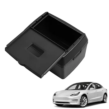 За автомобил Tesla Model 3 2021 Многофункционална задна кутия за съхранение на автомобила Кошчето за кола
