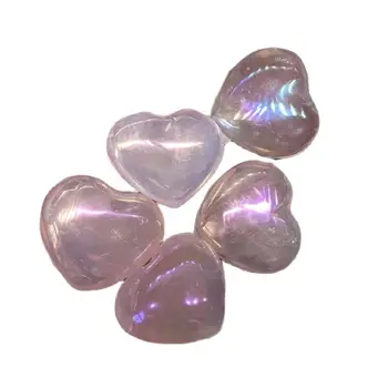 Изделия от естествен кварц, кристали, Лечебни камъни, Аура, Сърце от Розов кварц за купувача