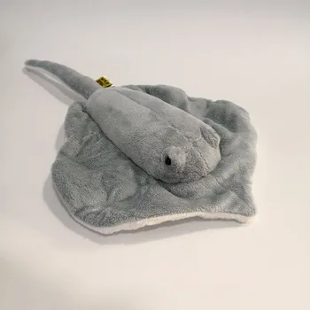 Имитация На Животински Мобула Дяволската Лъч Прилеп Риба Rajiformes Скат Океана Модел На Дивата Природа Плюшен Играчка Мека Кукла Подарък За Момичета