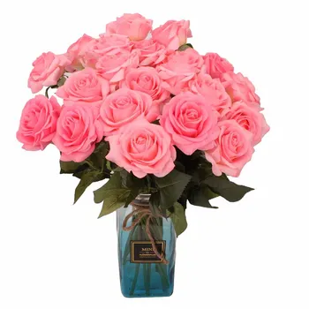 имитация на цъфтежа на Розата, тези Изкуствени Цветя, Сватбени Рози, декорация на дома, Подправен с Букет цветя