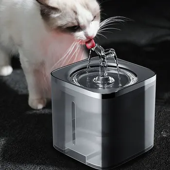 Интелигентен индукционный фонтан за котки, автоматично дозиране система циркулационна вода, а за кучета