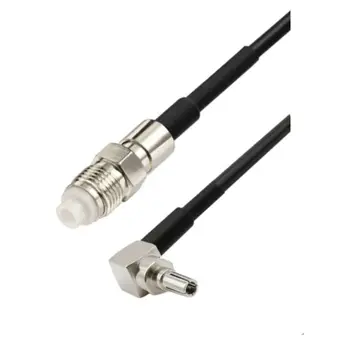 Кабел RG174 FME женски ъглов кабелен адаптер CRC9 GSM lte антена кабелен конектор crc9 fma кабелна скок rg174
