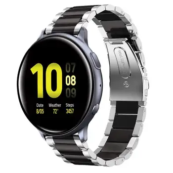 Каишка от неръждаема стомана за Samsung Galaxy watch Active 2/46 мм/42 мм каишка Gear S3 Frontier band Huawei watch GT 2 гривна Active2