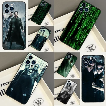 Калъф Matrix Movie Case За iPhone 11 12 13 14 15 Pro Max X XR XS 12 13 Mini SE 2020 7 8 14 Plus Покритие на Корпуса