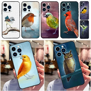 Калъф за вашия Телефон, Нова Птиците Колибри За iPhone 15 14 13 12 11 Pro X XR XS Max SE 2020 7 8 Plus Soft Shell TPU Cover