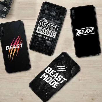 Калъф за Мобилен Телефон Beast Mode за Huawei P50 P40 P30 Pro Lite P Smart 2021 2019 Magic 3 Черен Мек Калъф За Телефон Funda
