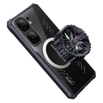 Калъф за телефон Gamer за VIVO iQOO Neo9 Графеновый калъф за отвеждане на топлината с осем дупки за Дишане прозрачен тънък корпус