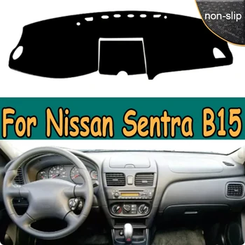 Капак табло на автомобила, килими наметало DashMat за Nissan Sentra B15 2000 2001 2002 2003 2004 2005 2006 за Защита на конзолата от слънцето