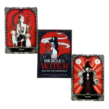Карта на Oracle Of The Witch, Английска версия, рождено Право, Гадаене на карти Таро, игри за парти, развлекателна игра