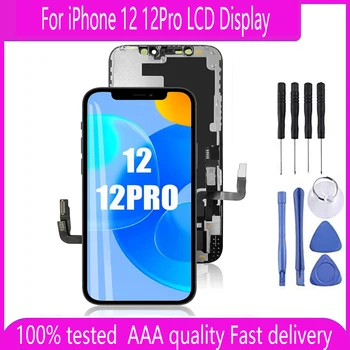 Качество ААА + за iPhone 12 12Pro 12 Pro LCD дисплей с сензорен екран и цифров преобразувател в събирането на екрана 12pro