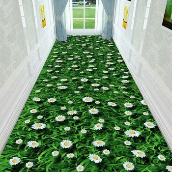 Килими за дългия коридор в пасторальном стил за антре, декориране на хол, домашно тераси, прикроватного подложка за пода, килима във фоайето на хотела
