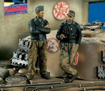 Комплекти фигури от смола 1/35, войници-танк Тигър, в разглобено формата и неокрашенный