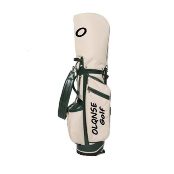 Корейската голф чанта, чанта за подкрепа на мъжки и женски клубно облекло, Износостойкая Рибарска шапка от изкуствена кожа