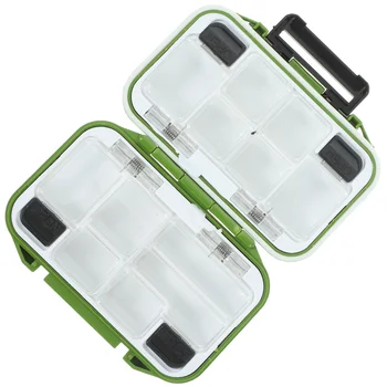 Кутия за риболовни куки, устойчив на компресия и удари, водоустойчива кутия за куки, аксесоари - размер S (зелен)