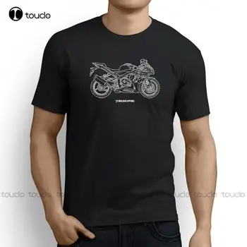 Лидер в продажбите, Връхни дрехи за фитнес, мъжки Класически японски Мотоциклети тениски Gsxr 1000 в стила на 2016 г., Мъжки t-shirt Homme