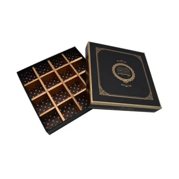 Луксозна кутия шоколадови поръчка, за опаковане на подаръци, Изработени по поръчка Кутии с шоколад, една кутия бонбони за сватбата на едро Cholyn с разделители за Ра