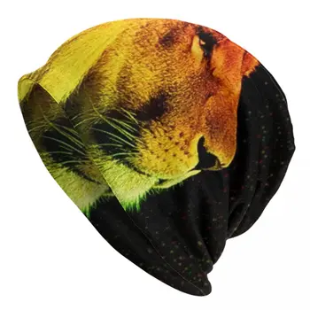 Лъв Ямайски Pride Skullies Шапки, Шапки Унисекс Зимни Вязаная Шапка в Ямайски Флаг Растафарианские Реге Шапки-Абсорбатори Ски Шапка На Открито