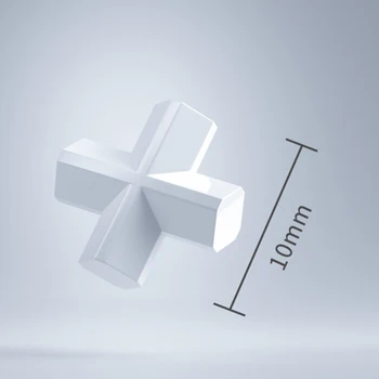 Магнитна мешалка от PTFE, прът за разбъркване на кръстни форма, смесени пръти Type-E, бяла въртяща се мешалка 8x20 мм мм, 15x50