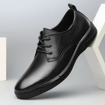 Марка мъжки обувки от висококачествена естествена кожа, Модни Обувки, мъжки ежедневни обувки, Мъжки дизайнерски обувки Zapatillas Hombre