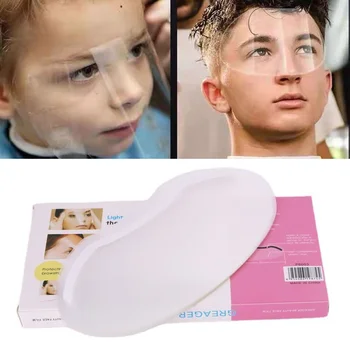 Маска за коса във фризьорски салон, за прически, за оцветяване,, за защита на лицето, фризьорски консумативи, за Еднократна употреба, защитни маска от прозрачна пластмаса, 50 бр. /кор.