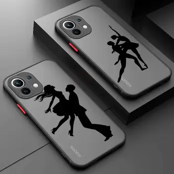 Матов Калъф за телефон POCO X3 X4 NFC X5 Pro за Xiaomi 12 11T 13 11t 10T 9T Твърд PC устойчив на удари Калъф Coupe Dance Ballet