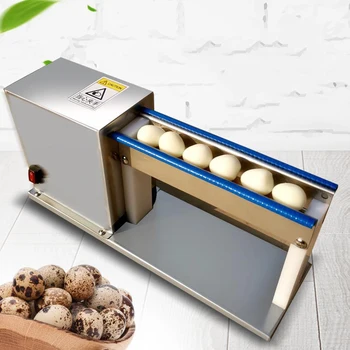 Машина за почистване на пъдпъдъчи яйца Електрически домакински Малка белачка Автоматична Търговски обвивка от неръждаема стомана, Бързо се изчиства от кори