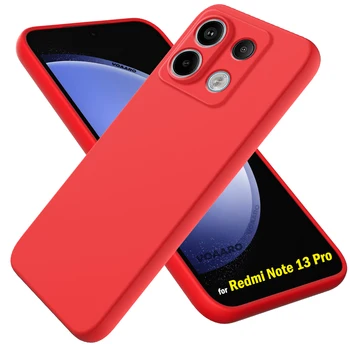 Мек Течен Силиконов Калъф за Redmi Note 13 Pro 5G Case за Xiaomi Redmi Note 13 Pro 5G Case устойчив на удари Калъф + Силиконов каучук