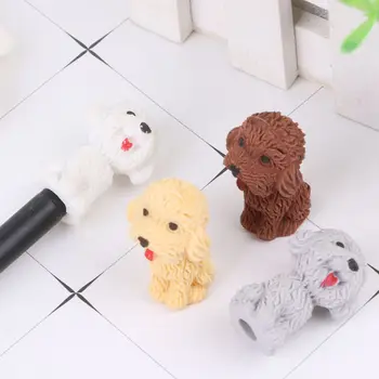 Мини 3D Скъпа Мультяшная Куче Гума на Молив-Гумичка Ученик Корейски Канцеларски материали Коригиращи Пособия За Деца Подаръци D5QC