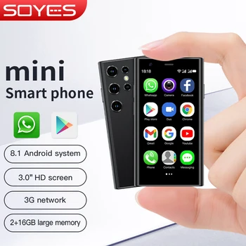 Мини-смартфон SOYES S23 mini с 3.0-инчов дисплей, 16 GB HD-камера, две СИМ-карти, два четириядрени процесора в режим на изчакване