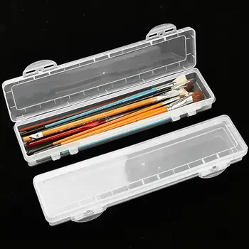 Модерен контейнер за химикалки за Еднократна употреба, кутия за съхранение, без мирис, Удобни дръжки за тийнейджъри, кутия за канцеларски материали