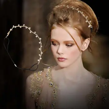 Модни Луксозни Дамски Вечерни Сватбени Превръзки за момичетата Панделка За коса Дамски Диадеми Лента за коса