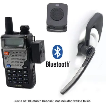 Мото Байк Bluetooth Хендсфри ПР Слушалки Безжични Слушалки Слушалки За BaoFeng UV-82 UV-5R 888S Kenwood TK240 TK3160 Радио