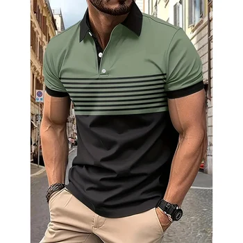 Мъжка лятна риза с къси ръкави с 3D цифрово принтом Spell Color с къс ръкав, мъжки ежедневни бизнес риза с къси ръкави.