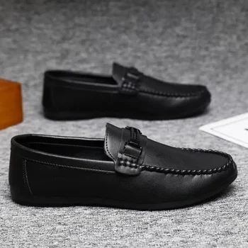 Мъжки обувки Tods 2023, Лятна новост, мода британската младежка мъжки обувки, големи маркови слипоны Мързел Shoes